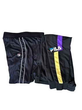 Bundle of Two Fila Men’s Joggers Black size Medium